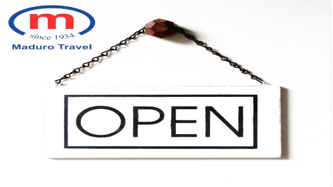 MADURO TRAVEL - WE ARE OPEN