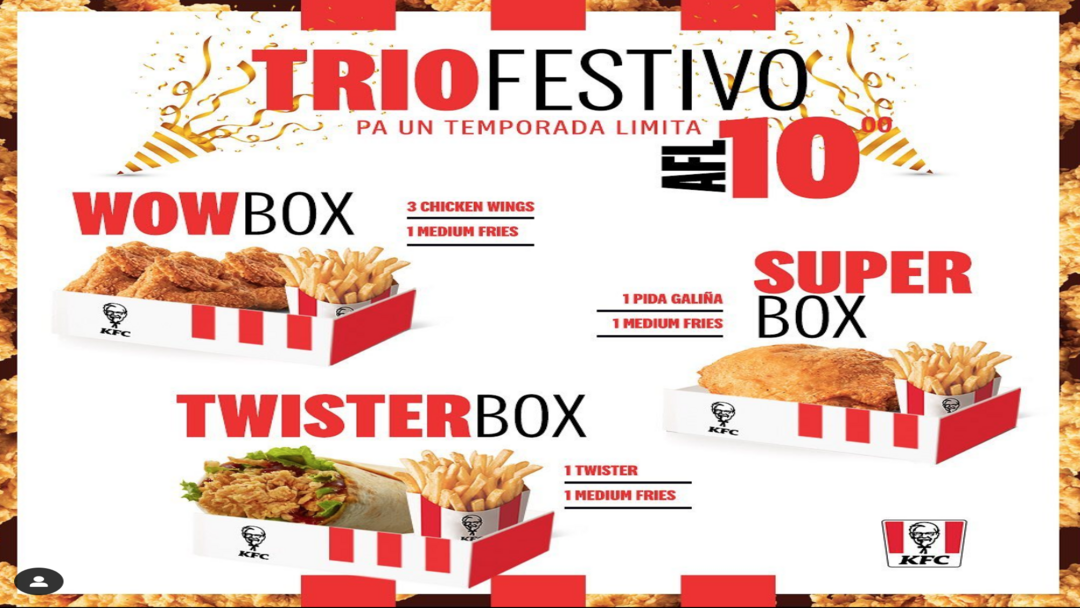 KFC TRIO FESTIVO