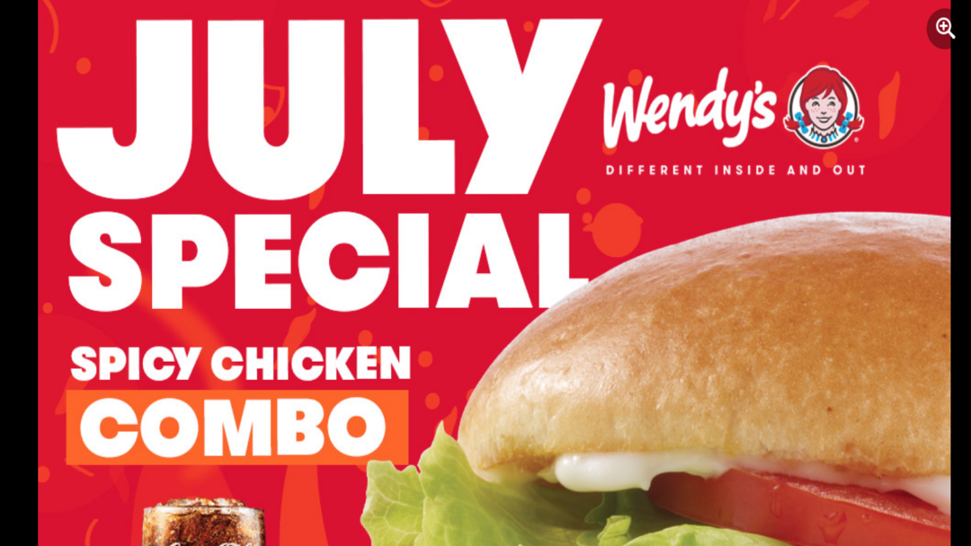 WENDY'S JULY SPECIAL